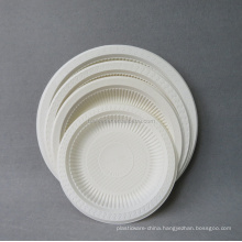 6 7 8 9 10 inch Wholesale Biodegradable Disposable Cornstarch Plastic Round Plates